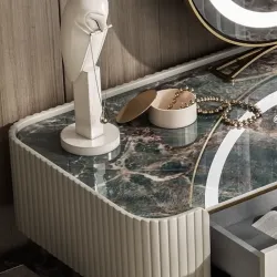 Luxury Italian-Style Stone Vanity Table