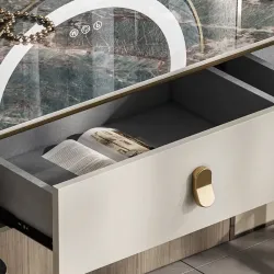 Luxury Italian-Style Stone Vanity Table