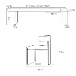 New Italian design marble dressing table