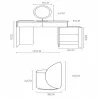 New style drawers, high-end bedroom dressing table