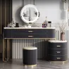 Small luxury bay window dressing table