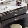 Small luxury bay window dressing table