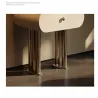 Luxury dressing table with built-in stone cabinet