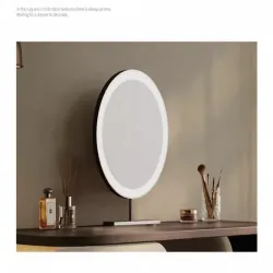 Luxury dressing table with built-in stone cabinet