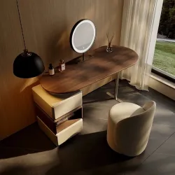 New style dressing table, luxurious, bright, simple and modern bedroom