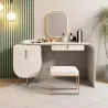 Dressing table made from wood in an elegant style