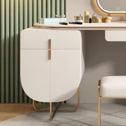 Dressing table made from wood in an elegant style