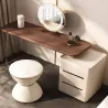 Luxury wooden dressing table Complete set + mirror + stool