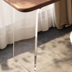 Luxury wooden dressing table Complete set + mirror + stool