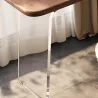 Luxury wooden dressing table Complete set + mirror + stool