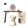 Luxury wooden dressing table Complete set + mirror + stool