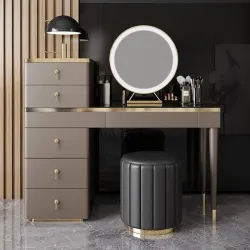 Dressing Table: โต๊ะเครื่องแป้ง 6 ลิ้นชัก มีช่องใส่เครื่องประดับ