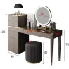 Dressing Table: โต๊ะเครื่องแป้ง 6 ลิ้นชัก มีช่องใส่เครื่องประดับ
