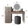 Dressing Table: โต๊ะเครื่องแป้ง 6 ลิ้นชัก มีช่องใส่เครื่องประดับ