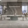 Italian minimalist marble dining table simple modern