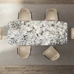 Italian minimalist marble dining table simple modern