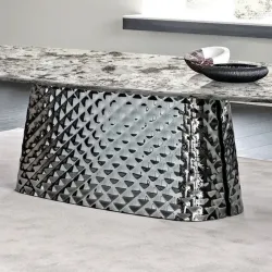 Italian minimalist marble dining table simple modern