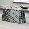 Italian minimalist marble dining table simple modern