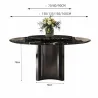 Stone dining table