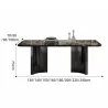 Marble dining table