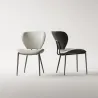 Italian minimalist dining table chair