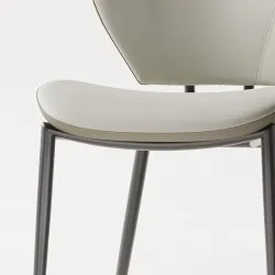 Italian minimalist dining table chair