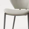 Italian minimalist dining table chair