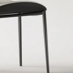 Italian minimalist dining table chair