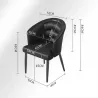 Lightweight Italian dining chair
