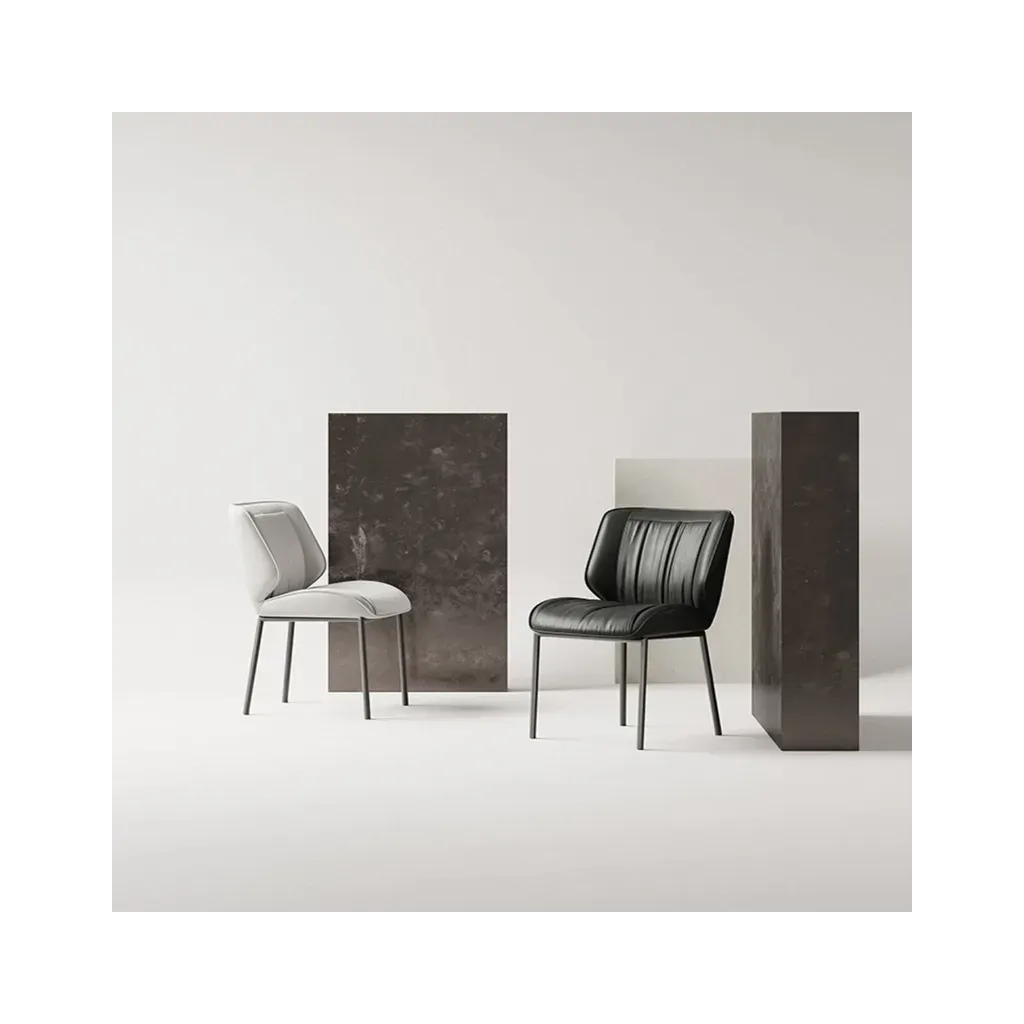 Modern Italian Leather Dining Chair