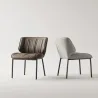 Modern Italian Leather Dining Chair