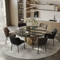 Modern Italian Leather Dining Chair