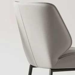 Modern Italian Leather Dining Chair