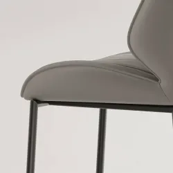Modern Italian Leather Dining Chair
