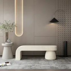 Custom Nordic Luxury Bench