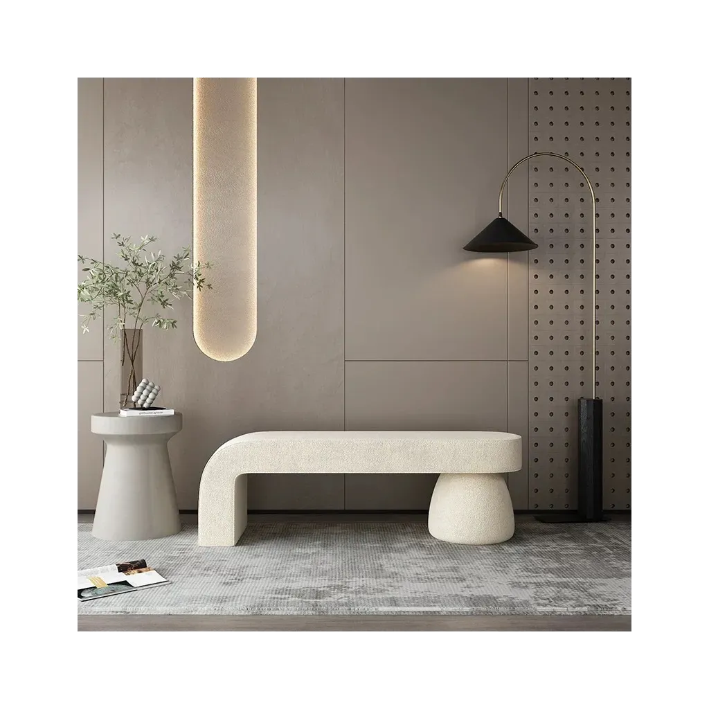 Custom Nordic Luxury Bench