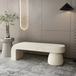 Custom Nordic Luxury Bench