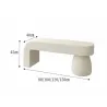 Custom Nordic Luxury Bench
