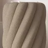 Sheep Leather Round Ottoman