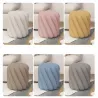 Sheep Leather Round Ottoman
