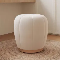 Designer Low Stool for Entryway & Living Room