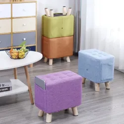 Linen Lounge Chair