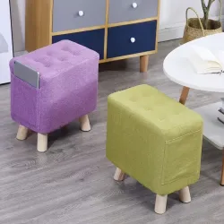 Linen Lounge Chair