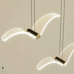 Seagull Soar Nordic Chandelier