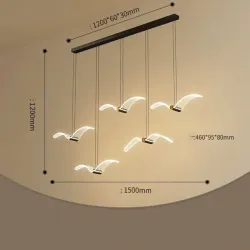 Seagull Soar Nordic Chandelier