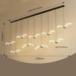 Seagull Soar Nordic Chandelier