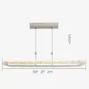 Modern Crystal Dining Chandelier