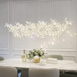 Luce d’Arte – Italian Luxury Crystal Chandelier & Floral Table Lamps