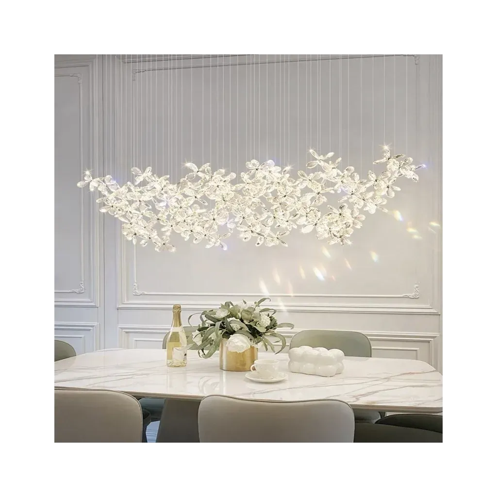 Luce d’Arte – Italian Luxury Crystal Chandelier & Floral Table Lamps