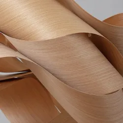 Minimalist Veneer Wood Chandelier